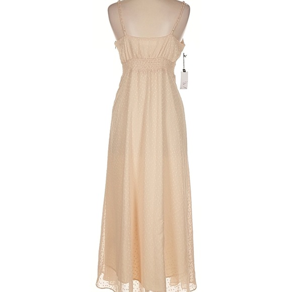 NWT Astr Cream High Low Dress - Picture 2 of 13